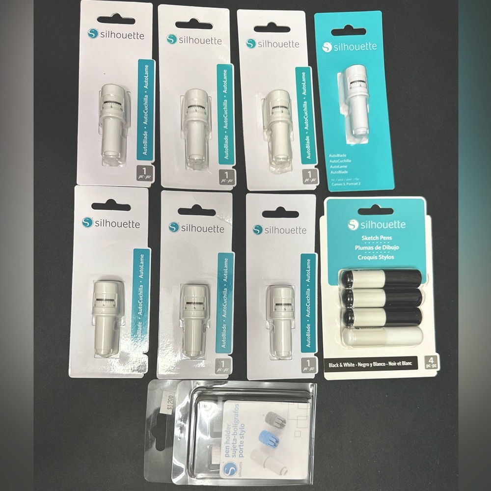 Silhouette Cameo 3 blades and accessories